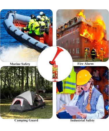 HELESIN Handpush Pump Blast Air Horn - Aluminum Gas-Free Blow Horn for Emergency Warning and Celebrations - 1 PACK - Buy Online on GoSupps.com