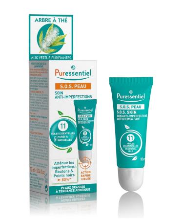 Puressentiel SOS Skin Anti-Blemish Care | Unisex Treatment | 0.34 oz - Fast International Shipping - Buy Online on GoSupps.com