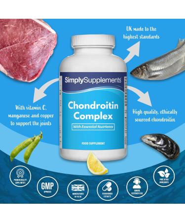 Buy Chondroitin Complex 180 Capsules - 3 Month Supply | SimplySupplements - International Shipping Available - Buy Online on GoSupps.com