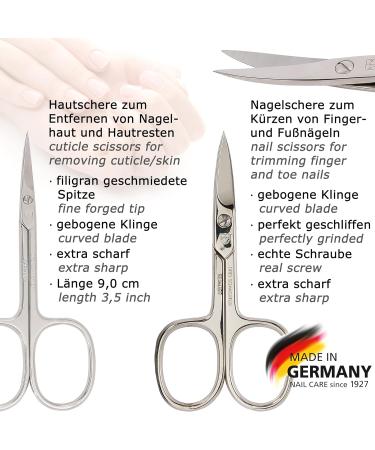 3 Swords Germany - manicure pedicure kit set - genuine leather black - Buy Online on GoSupps.com