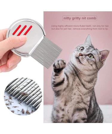 3PCS Nitty Gritty Nit Comb Fast Removal of Nits, Lice, and Dandruff Reusable Comb for Head Lice Treatment - Red Blue Green - Buy Online on GoSupps.com
