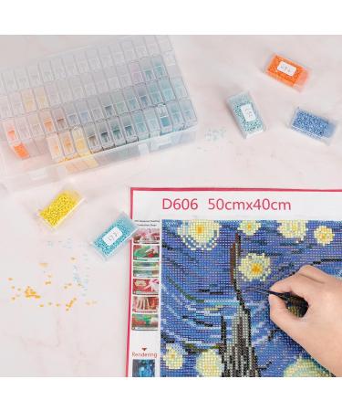 SGHUO 1 Pack Diamond Painting Tool Box - 64 Grids - Buy Online on GoSupps.com