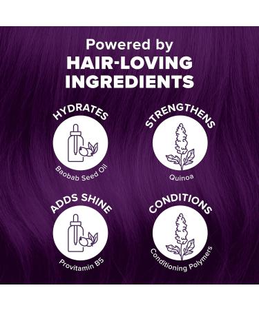 Splat Midnight Violet 30 Wash Semi-Permanent Hair Dye | Vegan & Cruelty-Free - Buy Online on GoSupps.com