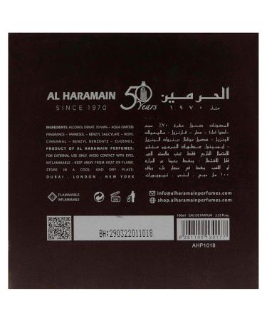 Al Haramain Hayati - Arabian Perfume for Women and Men - Unisex Perfume - Long Lasting Perfume for Men and Women - Amber Floral Fragrance - 3.33 oz - Buy Online on GoSupps.com