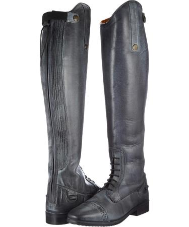 HKM Men's Riding Boots Valencia - Standard Length/Width 41 EU - Black & Grey - International Shipping Available - Buy Online on GoSupps.com
