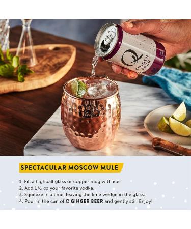 Q Mixers Ginger Beer | Premium Cocktail Mixer | 7.5 Fl Oz - Pack of 12 - Buy Online on GoSupps.com