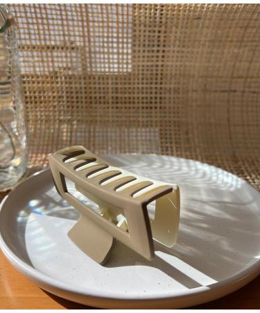 4 Pack of Trendy Two-Colored Rectangular Hair Sharktooth Claws - 4.1 inches - Buy Online on GoSupps.com