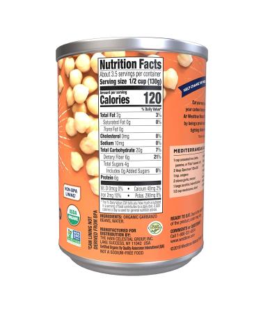 Westbrae Natural Organic Garbanzo Beans  No Salt Added  15 Oz (Pack of 12) - Buy Online on GoSupps.com
