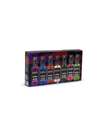 Marmara Barber Cologne - Best Choice of Modern Barbers and Traditional Shaving Fans Travel Size (50 ml Travel Set) 0.24 Fl Oz (Pack of 7) Travel Set