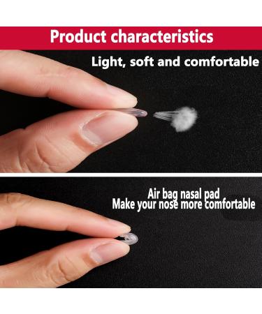 Nasal Cushion Covers for Glasses | Soft Silicone Nose Pads & Non-Slip Protective Sleeves - Perfect Glasses Repair Set - Buy Online on GoSupps.com