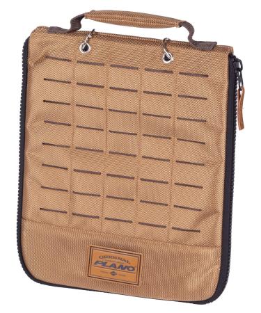 Plano Guide Series Tackle Bag | Premium Tackle Storage with No Slip Base and Included stows, Khaki with Brown and Black Trim Worm Wrap