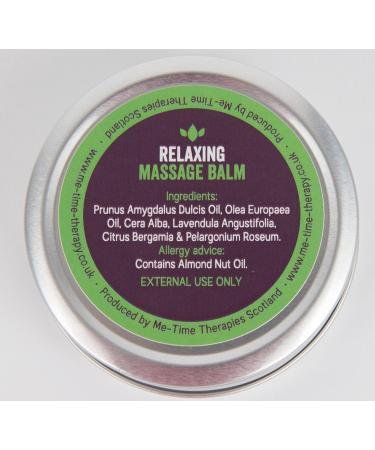 Me Time Relaxing Massage & Reflexology Balm - Lavender Bergamot & Geranium (100g) - Buy Online on GoSupps.com