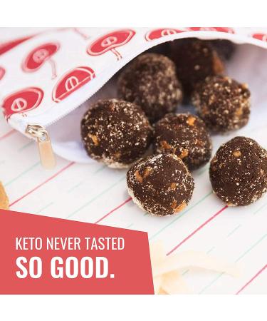 Kalifornia Keto Fat Bomb Mix - Low Carb, Sugar Free Keto Snacks, Gluten Free, Dairy Free, Soy Free, Grain Free (Peanut Butter Chocolate) - 4.2 oz, 12 Bites - Buy Online on GoSupps.com