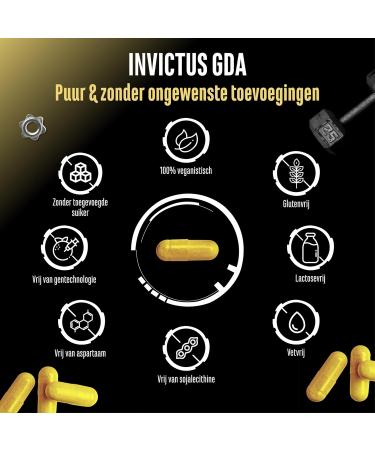 VitamineVersand 24 Invictus GDA Highdose GDA complex with berberine Cinnulin PF cinnamon bark extract & bioactive Ralpha lipoic acid 120 vegan capsules - Buy Online on GoSupps.com