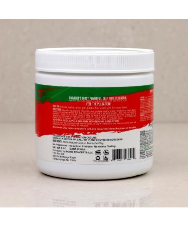 Mayan Magic Mud Powerful Deep Pore Cleansing Sodium Bentonite Clay - Natural Face Mask Peel For Men And Women - USA Made Full Facial Skin Care - Spa Level Beauty Products That Cleanse Skin - 8 Oz - Buy Online on GoSupps.com
