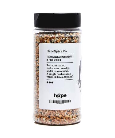 Everything Bagel Seasoning XL 9oz Jar - Sea Salt, Spices, Sesame Seeds, Onion Flakes & Garlic - Gluten Free & Keto - 1 Pack - Buy Online on GoSupps.com