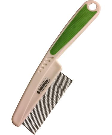 Pixikko Pet Fine Pin Comb - 18mm Metal Pins | Removes Flaky Skin and Loose Hair - Buy Online on GoSupps.com