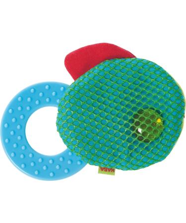 HABA Teether Chomp Champ Fish Teether for Babies - Soft Activity Toy with Crackling Foil & Teething Ring - Buy Online on GoSupps.com