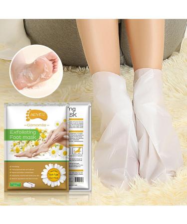Foot Peel Mask Exfoliating Foot Mask for Soft Baby Feet Repair Heels & Removes Dry Dead Skin Feet Peeling Socks Foot Treatment for Hard Skin 3 Pairs - Buy Online on GoSupps.com