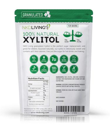 XYLITOL 2 Kg: Natural Sugar Alternative from UK Brand, Non-GMO Certified - Buy Online on GoSupps.com