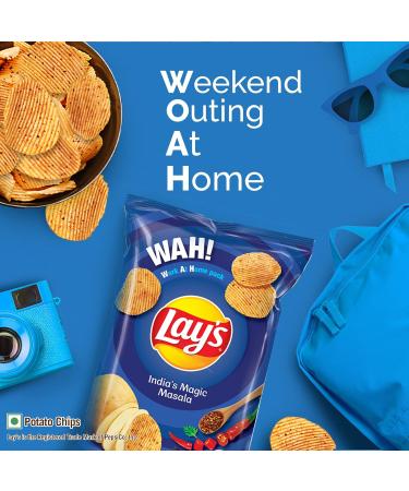 Lay's India's Magic Masala Chips 30g Masala - 50g (Pack of 1) - Authentic Indian Flavors - Buy Online on GoSupps.com