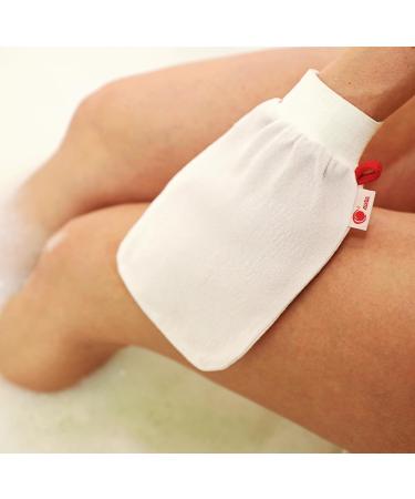 Exfoliating Spa Bath Glove and Scrubbing Mitt - 1 Pack - Buy Online on GoSupps.com