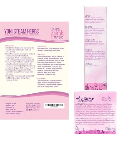 Fivona Yoni Care Kit 5 in 1 V Steaming Set Includes Sitz Bath Seat Feminine Oil Herbal Soap Storage Bag All Natural Herbal Vaginal Care Set - Buy Online on GoSupps.com