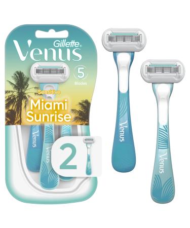 Gillette Venus Miami Sunset Smooth Sensitive Disposable Women's Razors 3 ct