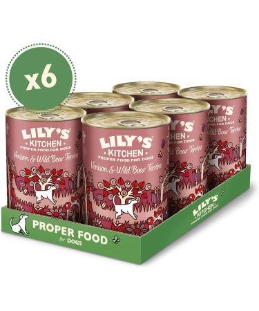 Lily's Kitchen Natural Wet Dog Food - Grain-Free Wild Meat & Wild Boar P t (6 x 400g) - Premium Adult Dog Nutrition - Buy Online on GoSupps.com