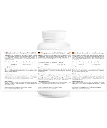 VITAMIN D3 Line Diet | 100 000 IU/g | 60 tablets for 2 months | Help for your bones | All the benefits of the sun in one tablet - Buy Online on GoSupps.com