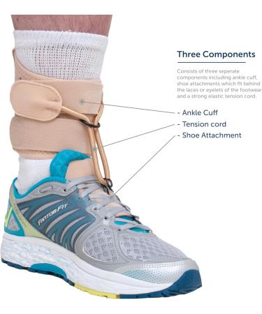 Boxia The Revolutionary Drop Foot Ankle Orthosis for Flaccid Paralysis Drop Foot - BLACK (Class 1 Medical Device) - Supplied to UK Hospitals (Small) - Buy Online on GoSupps.com