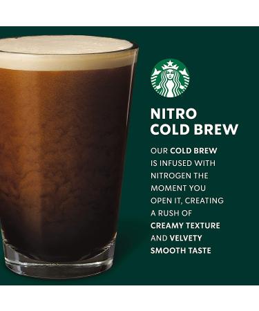 Starbucks Nitro Cold Brew Black Unsweetened 9.6 fl oz Can 8 Pack - Packaging May Vary - Buy Online on GoSupps.com