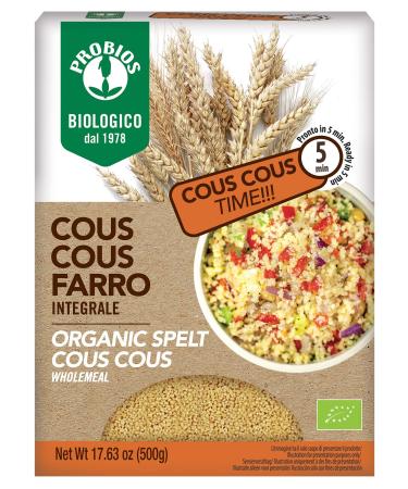 Probios Probios - Complete Spelt Couscous Integral Neck Nuts - Pack of 12 x 500 g