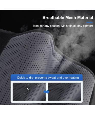 Back Brace for Lower Back Pain Relief | Breathable Support Belt for Men & Women | Sciatica Herniated Disc Scoliosis - X-Large - Buy Online on GoSupps.com