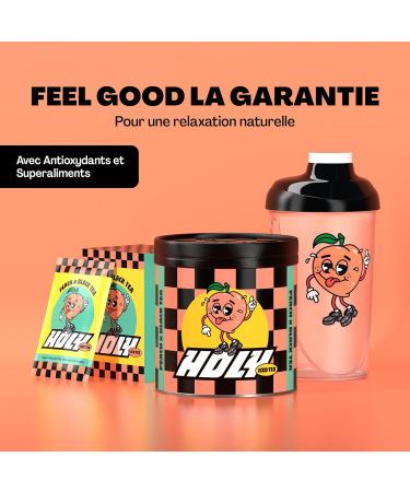 HOLY Iced Tea Lot de 10 bo tes de d gustation Peach x Nectarine x Black Tea avec poudre go t p che | 10 portions d'antioxydants et de superaliments | Th glac sans sucre | V g talien avec ar mes Peach x Nectrarine - Buy Online on GoSupps.com