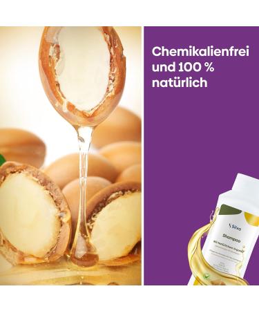  Silva 100% Natural Moroccan Argan Oil Shampoo Chemical-Free | Hair Care with Biotin and Jojoba Oil | Shampoo for Men and Women | Reduces Hair Loss and - Buy Online on GoSupps.com