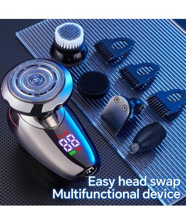 Men's Electric Beard Trimmer Kit - Cordless Waterproof Grooming Tool for Mustache Head Body & Face - USB Rechargeable - Buy Online on GoSupps.com