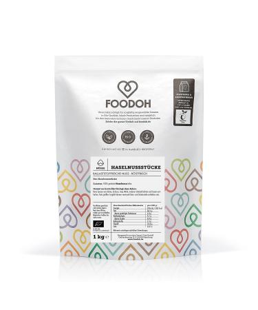 Buy Organic Roasted Chopped Hazelnuts 1kg | No Additives | Plastic-Free Packaging - International Shipping Available - Buy Online on GoSupps.com