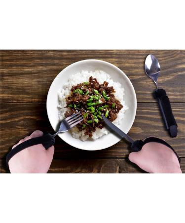 Aidapt Bendable Cutlery Set - Soft Grip Utensils for Arthritis - Reduce Wrist Stress - Ideal for Limited Grip and Arm Movement - Buy Online on GoSupps.com