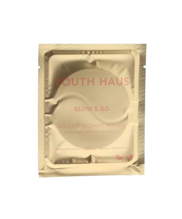 Skin Gym Youth Haus Gold Eye Recovery Patches with Collagen, Hyaluronic Acid, and Retinol - 5 Count - Buy Online on GoSupps.com