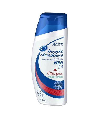 Head & Shoulders Old Spice Pure Sport 2-in-1 Anti-Dandruff Shampoo + Conditioner - 24 Pack (3 oz Each) - Best International Shipping - Buy Online on GoSupps.com