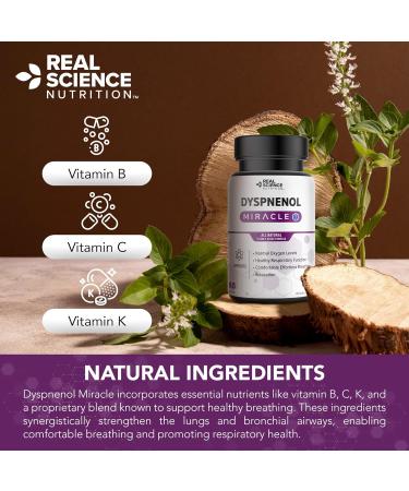 Real Science Nutrition Offers Dyspnenol Miracle - A Natural Supplement for Enhanced Lung Health, and Respiratory Support - Buy Online on GoSupps.com