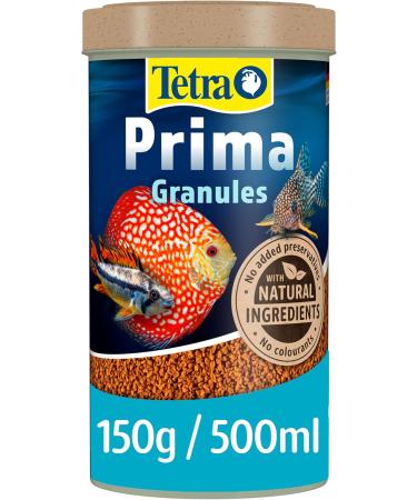 Tetra Prima Granules Fish Food Slowly Sinking Complete Fish Food 500 ml 150 g (Pack of 1) Single