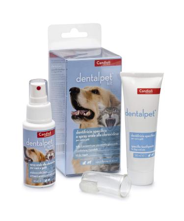 DentalPet TOOTHPASTE KIT 50ML + ORAL SPRAY 50ML + 1 DITAL