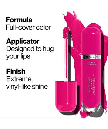 Revlon Ultra HD Vinyl Lip Polish Liquid Lipstick - Cherry On Top, 0.2 fl oz - Buy Online on GoSupps.com