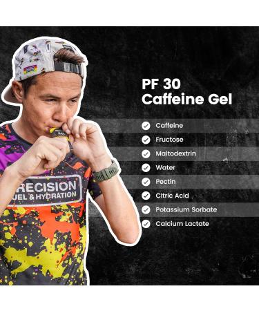 Precision Fuel 30 Caffeine Energy Gel - Gels nerg tiques au go t doux pour les athl tes d'endurance 30 g de glucides faciles dig rer (Pack of 3) - Buy Online on GoSupps.com