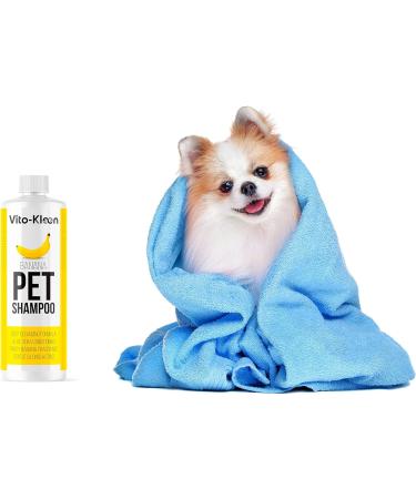 Banana Dog Shampoo & Conditioner In One | 1 LITRE Professional Grooming | Conditioning & Aloe Extracts Prevent Dandruff | Extra Mild For Daily Use | For Smelly Itchy Dogs & Pets | UK Made Banana Shampoo (1L) - Buy Online on GoSupps.com