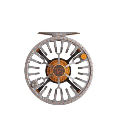 HARDY Ultralite MTX-S Fly Fishing Reel or Spare Spool - Right/Left Reel Handle Position - Titanium/Orange 3/4/5 Reel