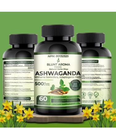 Ashwagandha Extract Capsule - Great Strength Blended Ginger Root Turmeric Curcumin Alkanet Root and Black Pepper - 60 Capsules - 2 Month Supply - Buy Online on GoSupps.com