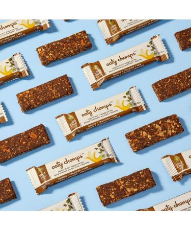 Love Child Organics Oaty Chomps Banana + Chocolate + Kale Snack Bars 138 g (Pack of 8) Gluten Free Fair Trade by Nature's Path - Buy Online on GoSupps.com